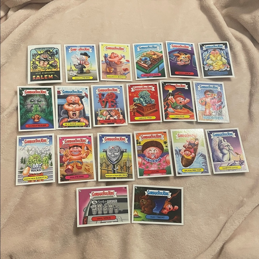 Garbage Pail Kids Trading Cards Set